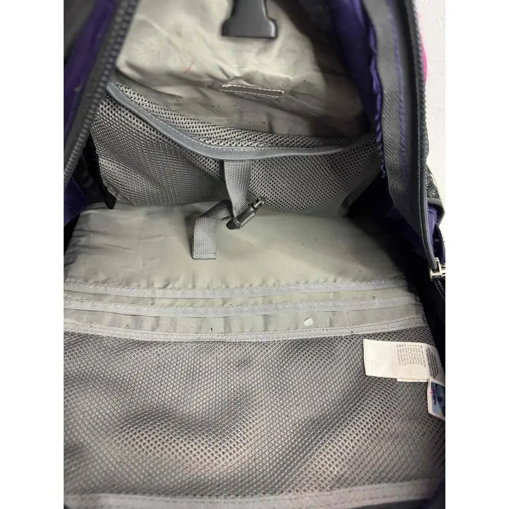 The‎ North Face Purple Pink Daypack Backpack Laptop Compartment School Hiking